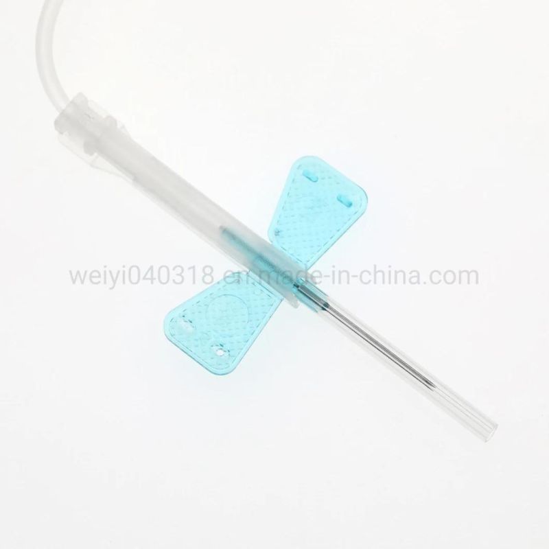 Butterfly Needle Disposable Safety Scalp Vein Set for Medical Use 19g-27g with CE&ISO