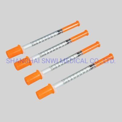 Disposable Medical Products Insulin Syringe 0.3ml, 0.5ml, 1ml