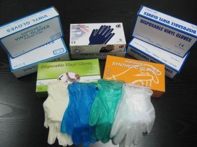 Powdered or Powder Free Disposable Medical Vinyl Examination Gloves