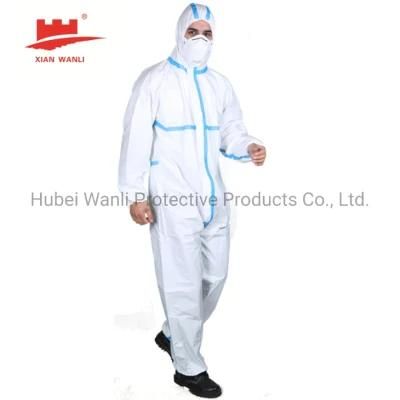 Overalls Disposable Coverall En14126 Coverall Safety Clothing