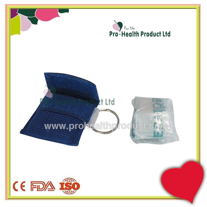 CPR Mask In Key Ring Woven Bag First Aid CPR