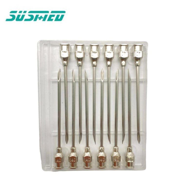 Stainless Steel Material Veterinary Animal and Metal Syringes Needles