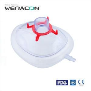 High Quality PVC Anesthesia Mask Size0~6