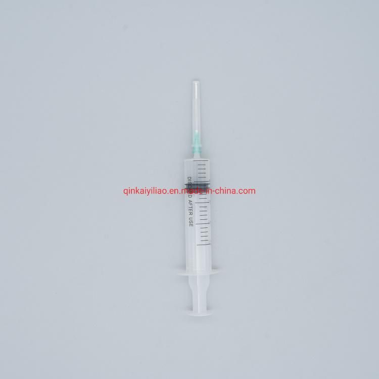 FDA 510K Registered Disposable Syringe with Needle