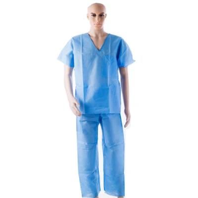 Medical Surgical Disposable Isolation Gown Waterproof PE Laminated Non Woven Surgery Gowns for Hospitals