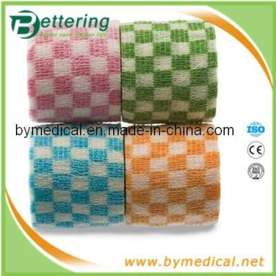 Checkered Printing Cohesive Flexible Bandage