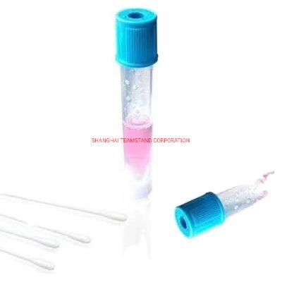 Medical Nylon Viral Transport Medium Nasopharyngeal Swab Nasal Vtm Test Sample Tube Collection Kit