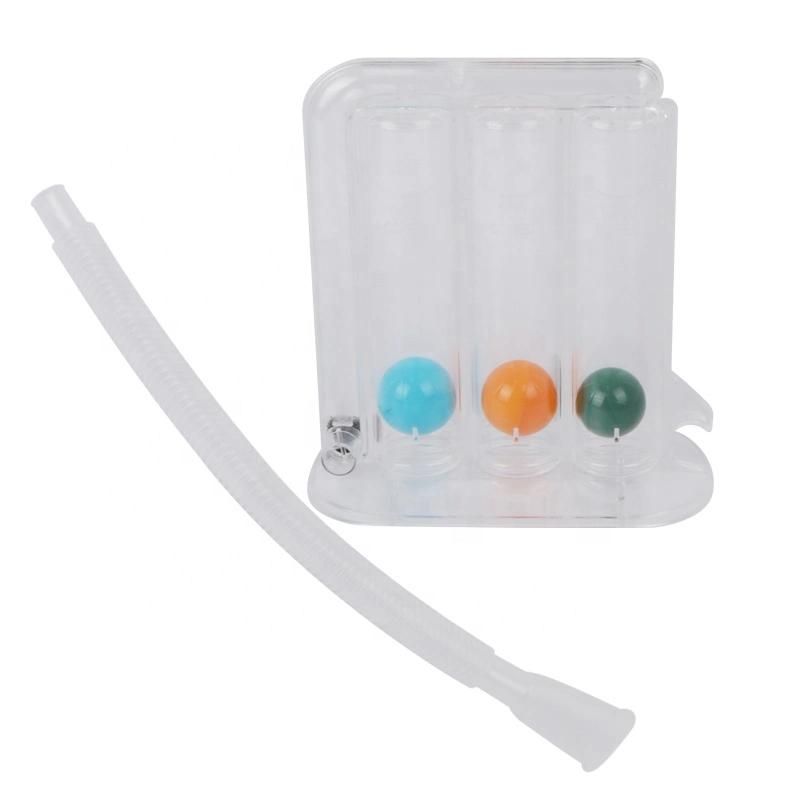 Retailer Reusable Medical Respiratory Exerciser Three Balls Breathing Trainer Spirometer