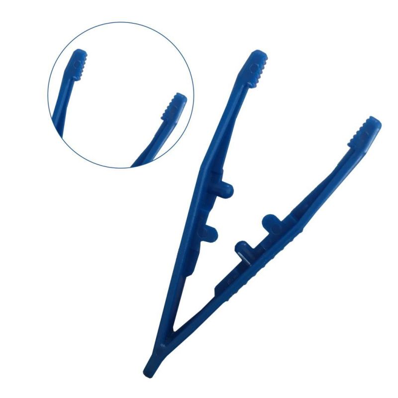 Hot Sale Safety Professional Top Quality 114mm PP Disposable Medical Plastic Tweezer