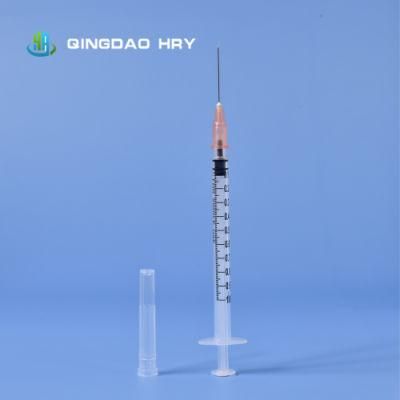 Ready Stock of Medical Supplies1ml Luer Slip Disposable Syringes for Injection with Low Price