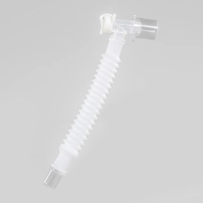 Medical PVC Breathing Circuit Tube Corrugated Tubing Extension Tube
