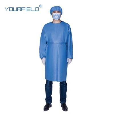 UL/SGS SMS+PE Non-Sterile Disposable Barrier Clothing