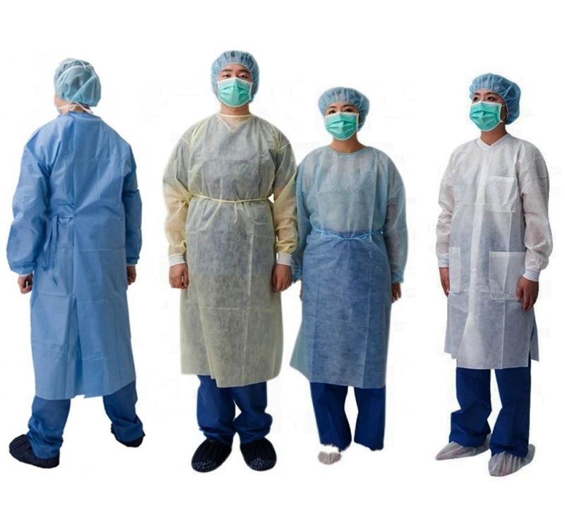 High Performance Medical PPE Kit PPE Suit PPE Set Nonwoven Scrub Suit Scrub Top and Pant Medline Style