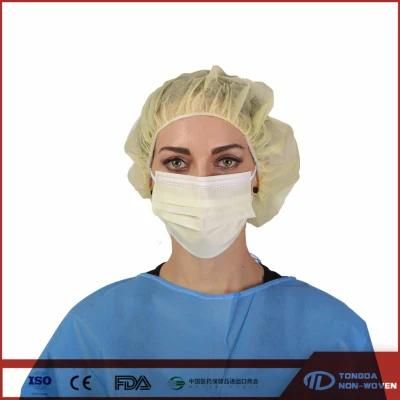 China Medical Disposable 3-Ply Non-Woven Proof 3 Ply Normal Earloop Face Mask