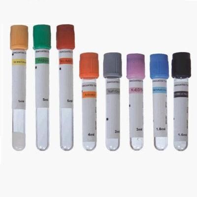 Disposable Vacuum Blood Collection Tube (PET, PP&Glass)