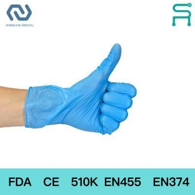 Disposable Nitrile Blend Gloves FDA CE Powder Free Nitrile Gloves