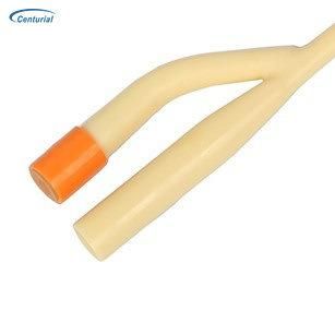 Medical Latex Foley Catheter with Silicone Coating