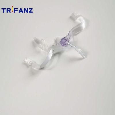 Disposable Medical PVC Tracheostomy Tube Cuffed