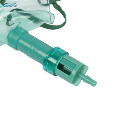 Dehp Free PVC Disposable Adjusting Venturi Oxygen Concentration Mask for Curing Pneumonia