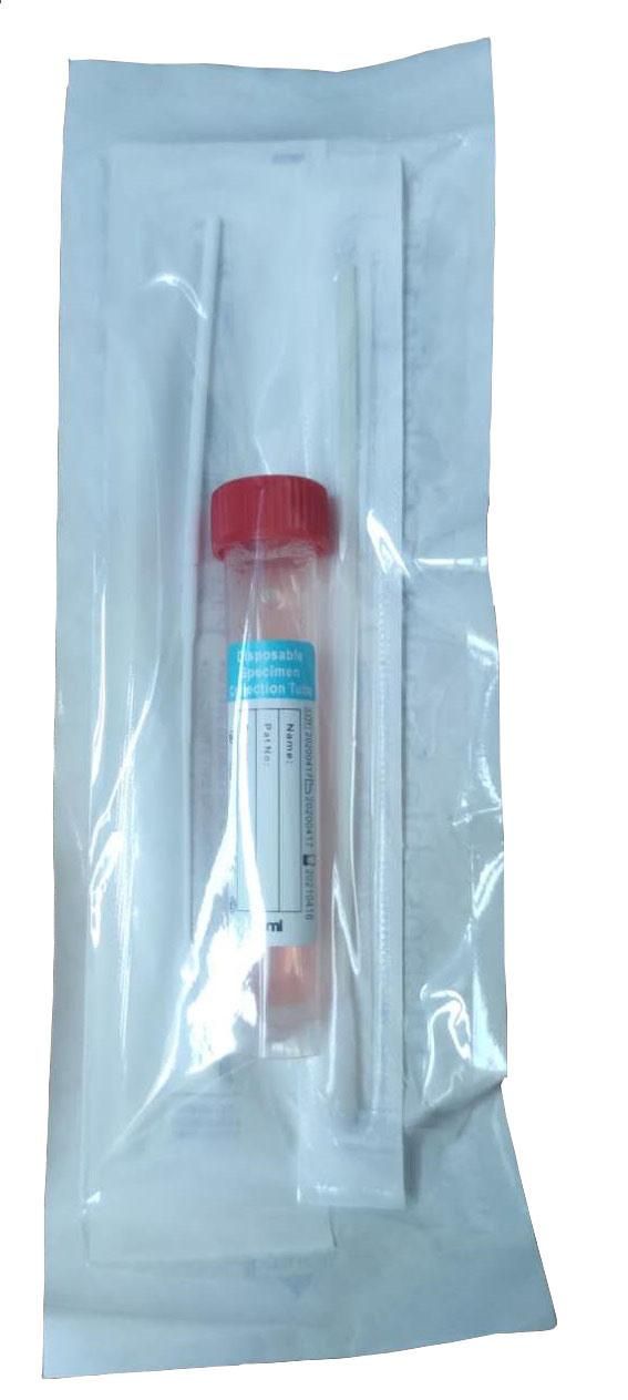 Medical Nylon Viral Transport Medium Nasopharyngeal Swab Nasal Vtm Test Sample Tube Collection Kit