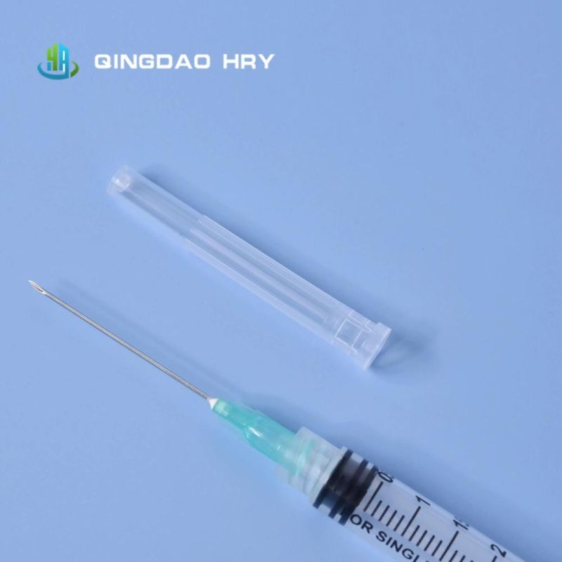 3ml Disposable Luer Lock Syringes with Needle & Safety Needle for Vaccine FDA CE 510K &ISO