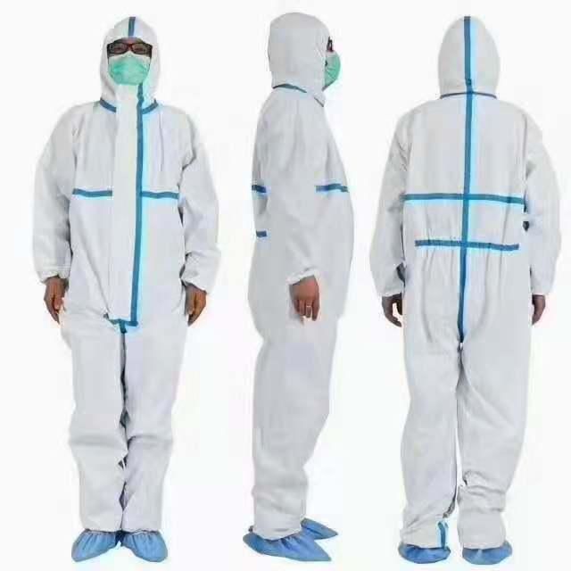 Disposable Isolaion Safety Protection Coverall Protective Garment Type 4