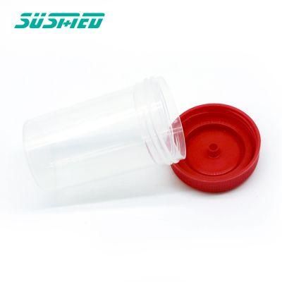 Transparent Urine Test Sample Urine Collection Cup 100ml