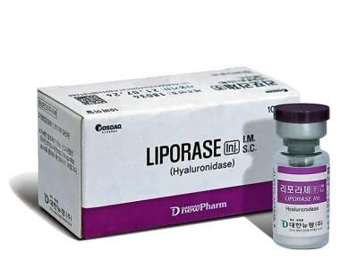 Korea Skin Care Sodium Anti Lyase Remove Ha Hyaluronic Acid Dissolving Liporase Hyaluronidase Dissolver Injection