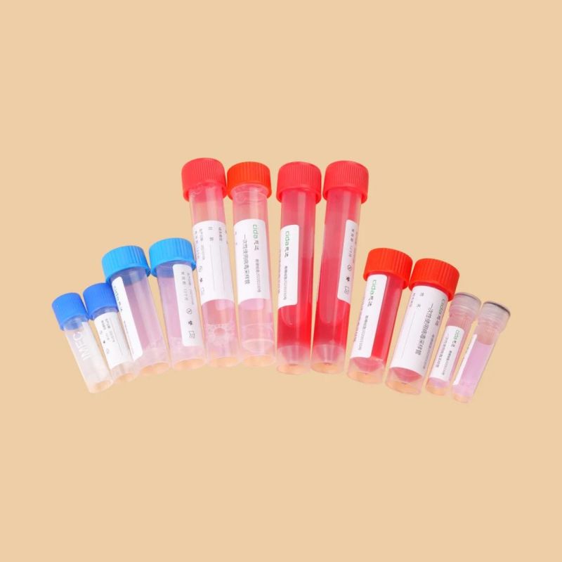 Disposable Medical Sterile 3ml 5ml 10ml Vtm Utm Virus Viral Universal Transport Medium Kits Specimen Collection Sampling Tube Kits with Oropharyngeal Swabs