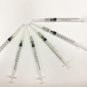 Approved 1ml Plastic Medical Use Injection Disposable Vaccine Syringe