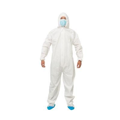 Type 5/6b Disposable OEM Microporous White Nonwoven Protective Clothing