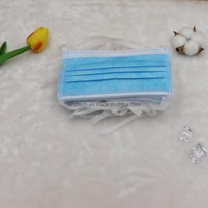 Blue 50 PCS Disposable Medical Mouth Face Mask, Tie-on Anti Dust Dental Face Mask, Nonwoven Health Unisex Face Mask