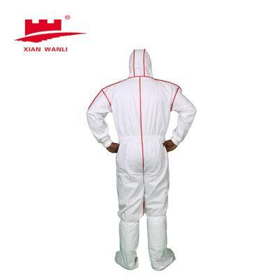 Microporous Type 4/5/6 Coverall with Duper Protection