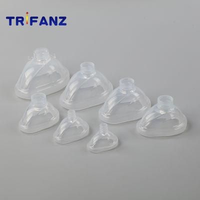 Reusable Medical Silicone Anesthesia Face Mask with ISO Standard Connectors and FDA Certificate Manufacturer From China