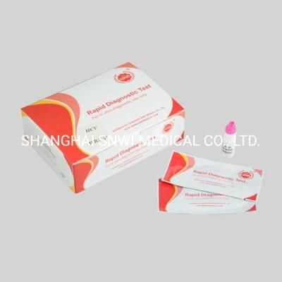 High Accuracy One Step Medical Diagnostic Rapid Screening Test HCV Test Strip/Cassette Kit