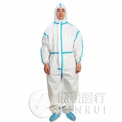 Disposable Type 5 Type 6 Water Proof Protective Coverall