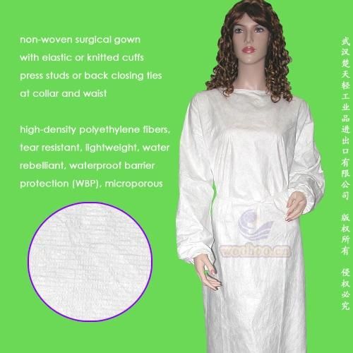 Disposable PP+PE Surgical Gown