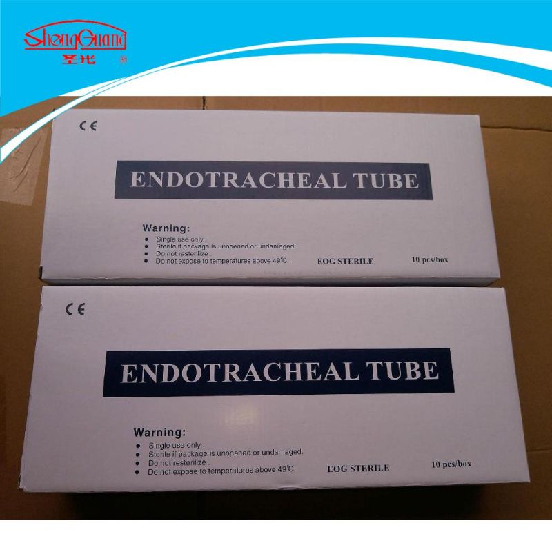 6.0 7.5 8.0 Disposable Reinforced PVC Endotracheal Catheter Tube with Cuff