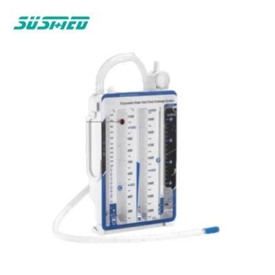 Nice Price Disposable Chest Drainage Bottle- Water Sealed Single Chamber/Twin-Chamber/Triple-Chamber