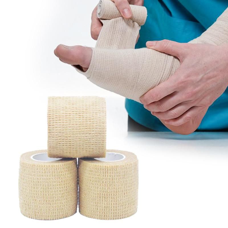 Custom Design Medical Supply Ankle Self-Adhesive Elastic Bandage