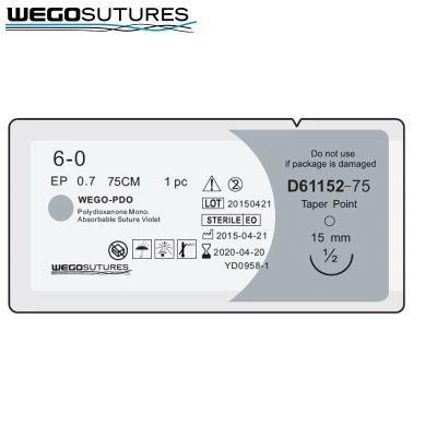 Wego Brand Pdo Sterile Surgical Sutures