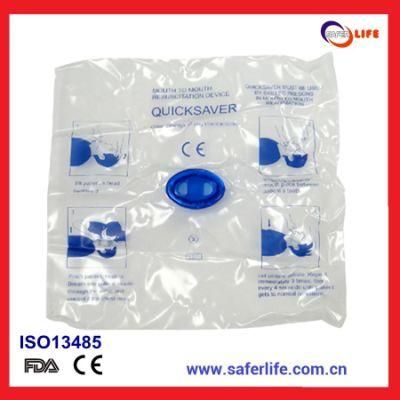 Gift Present Kit Promotion of Cardiopulmonary Resuscitation Emergency Personal CPR Mask Manufacturer CPR Shield Manufacture