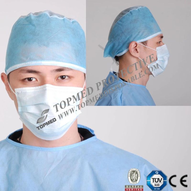 Non Woven 3 Layer Disposable Laboratory Face Mask with CE