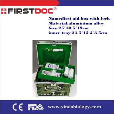First Aid Kit Box with Lock Qan1063