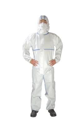 PP+PE Disposable Medical Protective Coverall Safety Equipment Personal Pretection Clothing