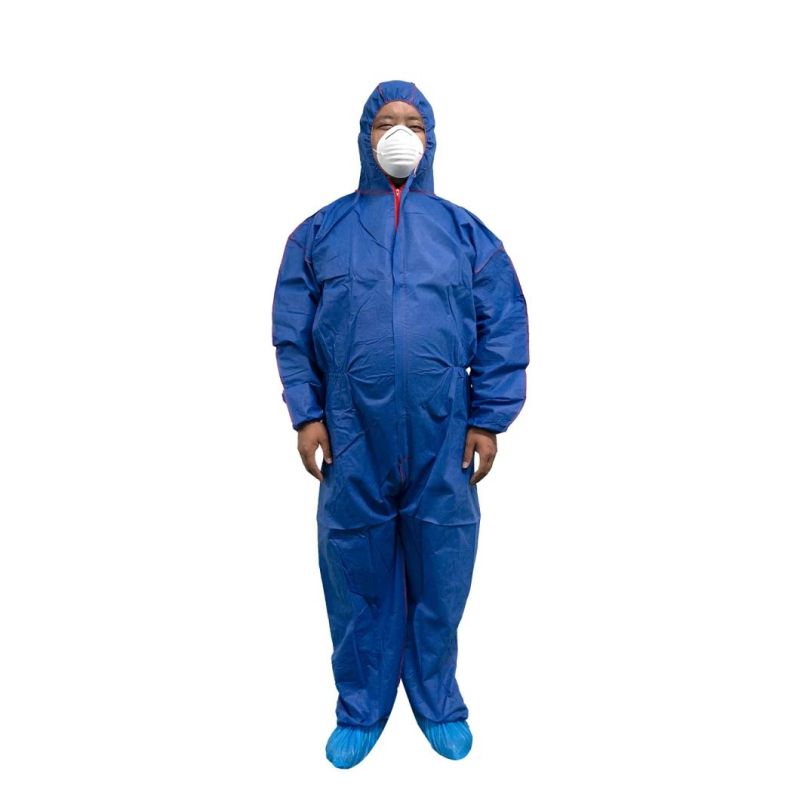 Disposable Safety Protective Clothing Coverall with Hood