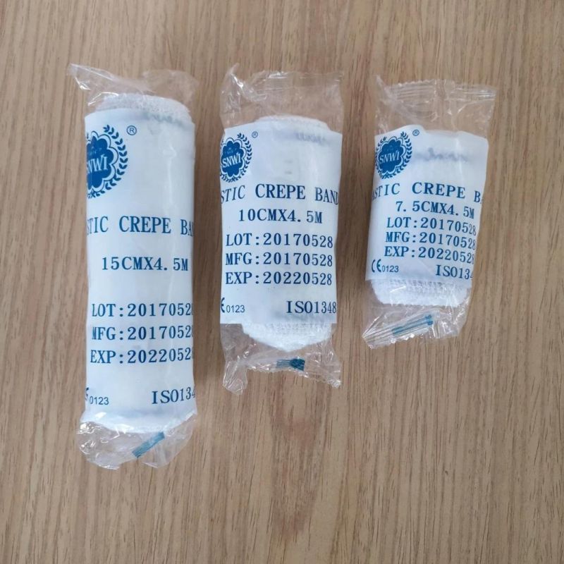 Disposable Medical Sterile Surgical Bandage Gauze Cotton Crepe Elastic Bandage