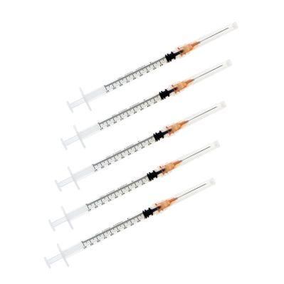 Wego Sterile Hypodermic Syringes Manufacturer Disposable Luer Slip Syringe 1ml with Needle