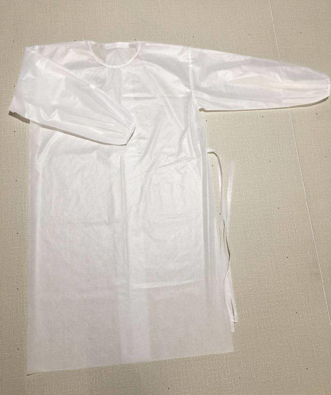 Disposalbe Isolation Gown (SS Non-woven PE coated, 40GSM) (NON MEDICAL)