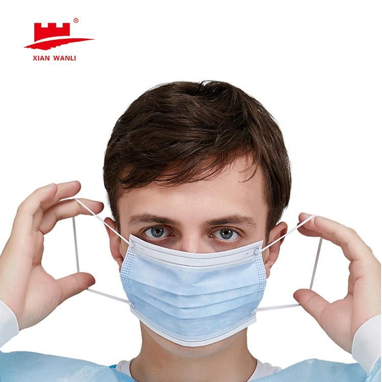 Professional Wholesale Disposable Medical Mask 3ply Single-Use Face Mask Mascarilla Medical